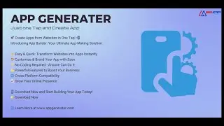 App Generater  Just one Tap and create app | Innovation | App to app generator Free