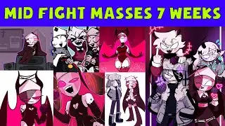 Friday Night Funkin Mid Fight Masses Deluxe Edition ALL WEEKS + CUTSCENES [FNF MOD/HARD]