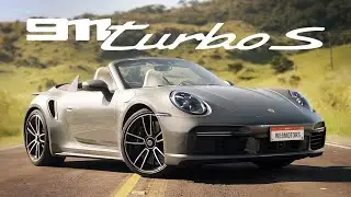 Porsche 911 Turbo S Cabriolet 2023 - O CONVERSÍVEL MAIS INSANO DO PAÍS FAZ 0 A 100 KM/h EM 2,7s!