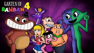 TCHONGO em GARTEN OF BANBAN 4 (COMPLETO!) | Creche do Banban | Paródia Game | Animação