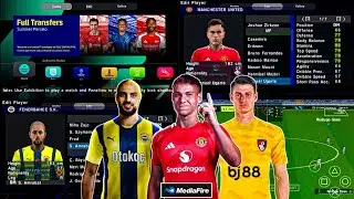 eFootball PES 2025 PPSSPP LATEST TRANSFER CAMERA PS5 😱😱😱