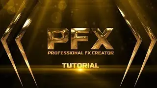 Glossy Gold Text Logo Tutorial || After Effect  || PFX || Free