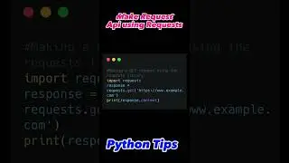 Make Request Api using Requests - Python Tips 