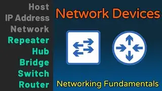 Hub, Bridge, Switch, Router - Network Devices - Networking Fundamentals - Lesson 1b