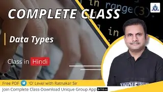 Data Types in Python Complete Data Types in Python | All Data Types | Python Tutorial for Beginners