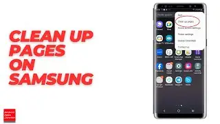 How to clean up too many unnecessary pages on the Samsung Apps screen