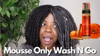 First Time Using Mousse for My Wash N Go | Type 4 Hair