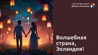 Волшебная страна, Эоландия! Волшебная песня, очаровывает нас...