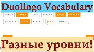 Duolingo Vocabulary: Настоящие задания! Проходим вместе с репетитором! Как получить 120+? №45.