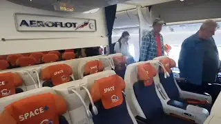 Прямой перелёт Камчатка - Москва. Boeing 777-300ER. Все салоны самолёта