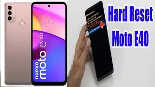 Moto E40 Hard Reset & pattern / Password Remove | Moto E40 Unlock | Moto E40 FRP Bypass