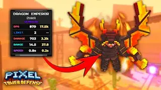 BEST TOWER?! | DRAGON EMPEROR SHOWCASE | Pixel Tower Defense