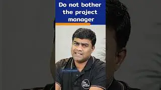 While Working Do Not Bother The Project Manager | #shorts #kiransir #job