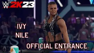 WWE 2K23: Ivy Nile (Race To NXT DLC Pack) Full Official Entrance!