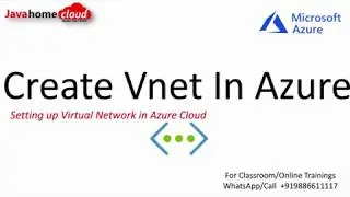 Azure Vnet Tutorial | Azure tutorial | Azure Subnet | Azure by Java Home