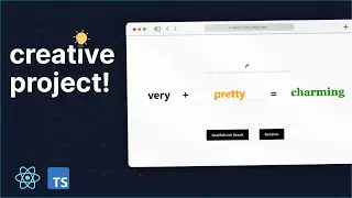 Coding a Creative Web App Featured on Daily Dose of Internet (React & Typescript)!