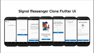 Flutter UI Tutorial | Signal Messenger Clone flutter app  - Day 22