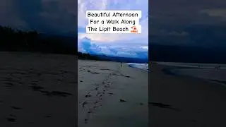 Beautiful Afternoon Walk Along Lipit Beach Dipaculao #Aurora #Philippines  #Shorts