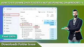 How to fix downloads folder is not responding on Windows 11 || Downloads folder Problem Solved