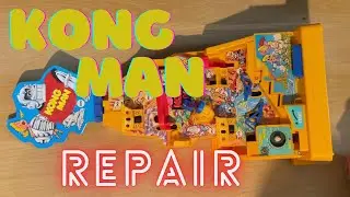 Tomy Kongman Repair - Mechanical Donkey Kong, 1980s style!