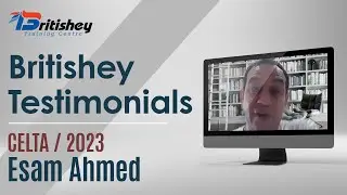 CELTA Testimonial 3 / Esam Ahmed / 2023