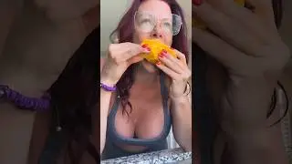 eating Mango | Alexis fawx 