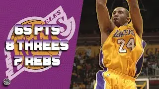 Kobe Bryant 65 pts 8 threes 7 rebs vs Blazers 06/07 season