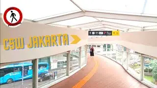 Jakarta Walk - CSW-ASEAN TOD  - Jalan ke Halte CSW Transjakarta dari Stasiun MRT ASEAN