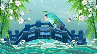 Chinese Style Misty Rain Background Video | No Copyright Free Backgrounds