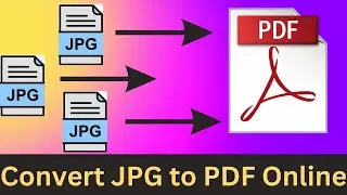 How to Convert JPG Images into PDF in Laptop/PC Online | How to make Photos Pictures in pdf file