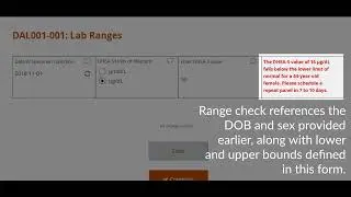 Cross form range check