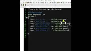 Program to Check Data type in c++#shorts