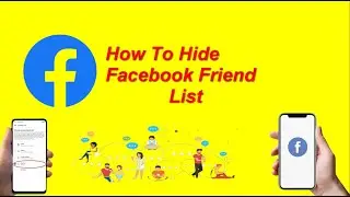 Hide Facebook friend list