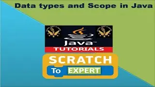 9 - Datatypes and Scope in Java
