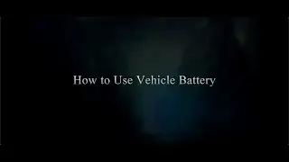 How to Use Vehicle Battery