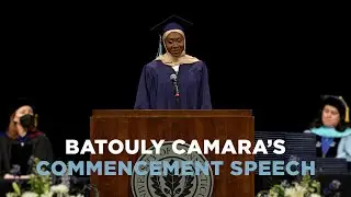 Batouly Camara ’19 (ED), ’20 MA Delivers Commencement Speech 2022 | UConn