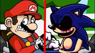 Sonic vs Mario - Race Traitors (Friday Night Funkin)