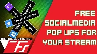 How to use Nerd or Die's Free Animated Social Media Pop Up Template for your Livestream and Videos