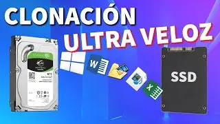 ✅Clonar Disco Duro a SSD a Velocidad ULTRA Rápida │Migra Windows, Datos y Aplicaciones ¡Clona TODO!