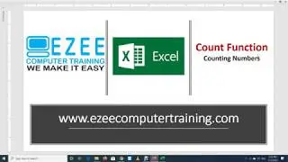 Microsoft Excel - How to Count Values in a Range of Cells - Count Function