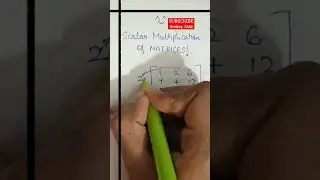 Scalar multiple of Matrices #scalarmultiplication #ytshorts #ytviral #iitadvanced2024 #iitjee #iit