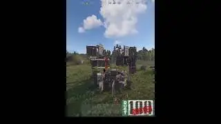 Просвет рейд базы во время рейда.  RUST