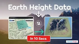 Get Real World Height Data into Unreal Engine Landscapes in Seconds (via TerrainMagic)