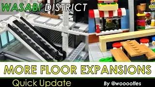 LEGO Wasabi District Quick Update 5 - More Floor Area Expansion, Food Court Updates!