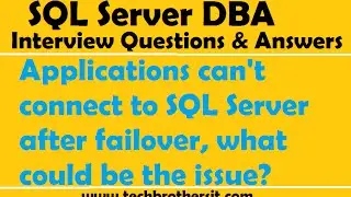 Applications cant connect to SQL Server after failover, what could be the issue