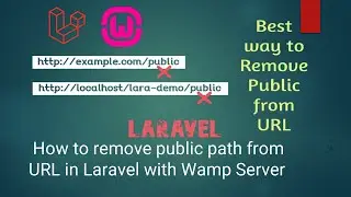 How to remove public path from URL in Laravel with Wamp Server