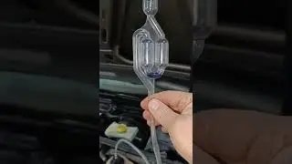Тест  утечки газов в систему охлаждения 🔧Тест производили 2 разными тестовыми жидкостями 🔧
