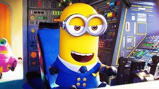 MINIONS: THE RISE OF GRU Clip - Minions Flying A Plane (2022)