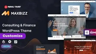 Maxbizz  Consulting Financial Elementor WordPress Theme