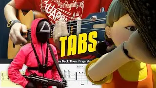 Squid Game Guitar Tabs! Way Back Then Fingerstyle Guitar Cover